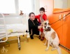 Gump a Bolek Polívka dělali radost dětem v táborské nemocnici
