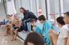 Vánoční hecboj dvojic byl zdravě vyhecovaný. Děti mnohdy měřily síly s dospělými