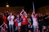 Jsme mistři! Táborské náměstí slavilo vítězství hokejistů na Mistrovství světa v ledním hokeji