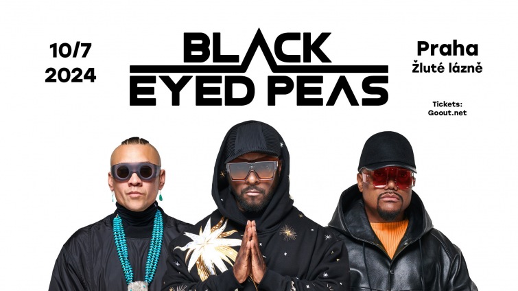 Kultovní The Black Eyed Peas se vrací do Prahy. Připravte se na roztančený večírek